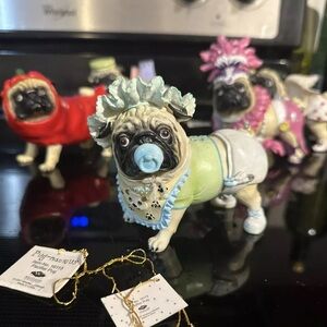 Pugnacious pugs bundle Pacifier Pug Princess Pug Chili Peppers Pug Park Ave pug